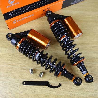 13.5" 340mm Motorcycle Rear Air Shocks Absorbers Suspensions For Harley Touring