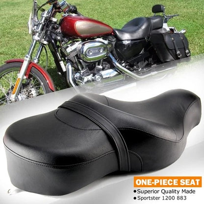 Two-Up 2 Up Driver Passenger Seat For Harley Sportster Iron XL 883 XL 1200 04-Up