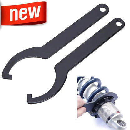2PCS Motorcycle Shock Absorber Wrench Suspension Spanner Hand Tool UTV ATV BIKE