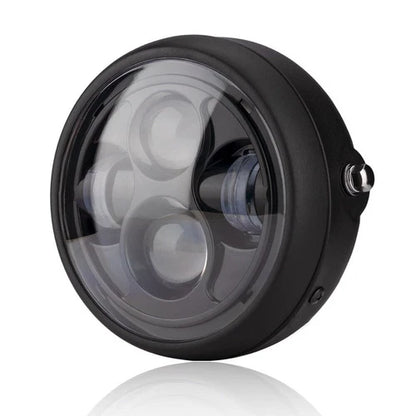 Motorcycle 6.5" LED Headlight For Harley Sportster Dyna Chopper Bobber Cafe Race