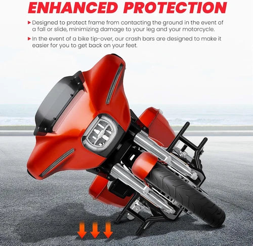 Engine Highway Guard Crash Bar Fit For Harley Touring Road Street Glide 09-2025