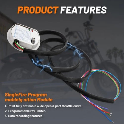 For Harley Electra Glide Programmable Single Fire Electronic Ignition Module
