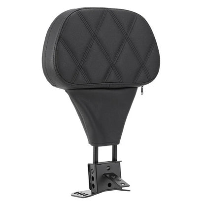 Driver Rider Backrest Pad for Harley Touring Road King Glide FLHR FLH 1988-2008