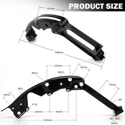 Gloss Black Fender Support Kit Fit For Harley Touring CVO Street Glide 2014-2024