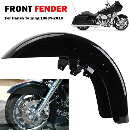 Vivid Black Front Fender Fit For Harley Road King Electra Street Glide 1989-2013