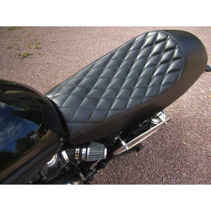 Motorcycle Cafe Racer Seat Hump Saddle For Harley Honda Suzuki Kawasaki Yamaha