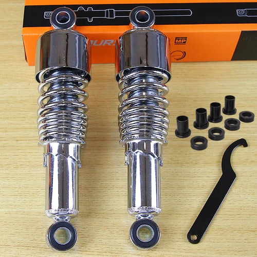 2X For Harley Street Electra Glide Road King Touring 10.5" Rear Shocks Absorbers