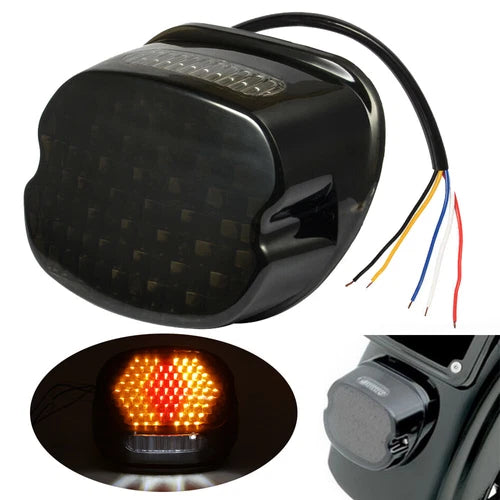 LED Taillight Tail Light Brake Turn Signal Light for Harley Softail Electra Dyna