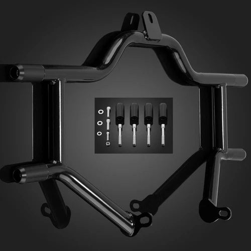 Front Highway Engine Guard Crash Bar For Harley Electra Road Glide King 2009-Up