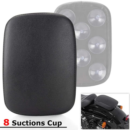 Rear Pillion Passenger Seat 8 Suction Cups For Harley Softail Dyna Sportster XL