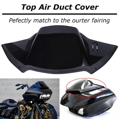 Top Air Duct Fairing Cover on/off switch For Harley Touring Road Glide 2015-2025