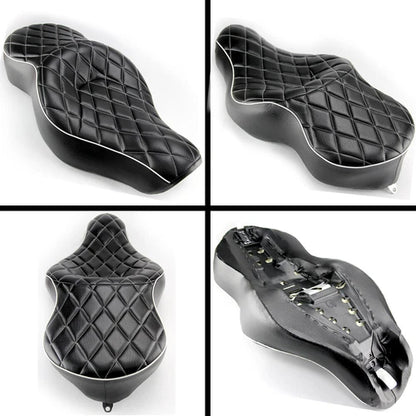 Driver Rider Passenger Seat Two-Up for Harley Sportster Iron XL 883 1200 48 72