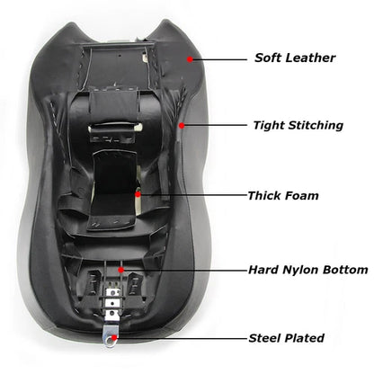 Rider & Driver Passenger Two Up Seat For Harley Touring Electra Glide 2008-2015