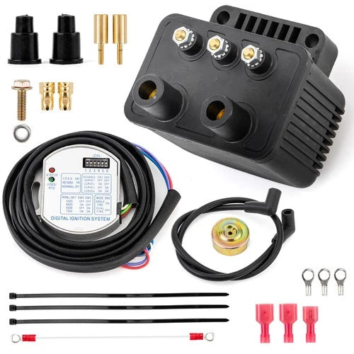 For Harley Big Twin Evo 883 53-660 Single Fire Programmable Ignition Kit