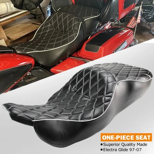 Two-up Passenger Rider Seat For Harley Electra Glide Ultra Classic FLH 1997-2007