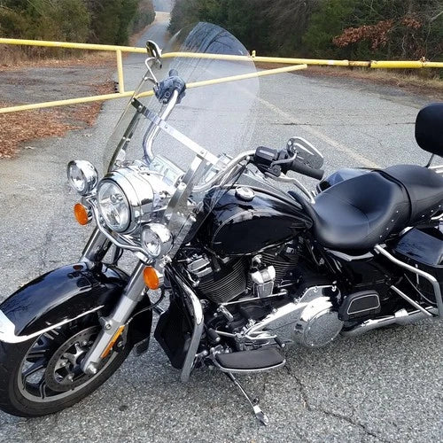 Detachable Windshield Windscreen For Harley Road King Classic 1994-Up w/ Bracket