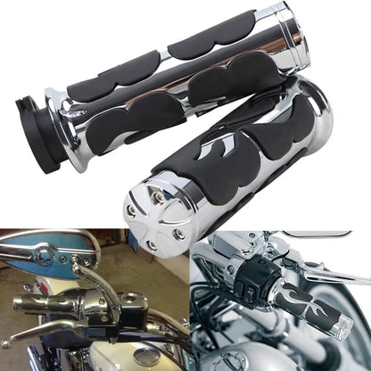 Motorcycle 1" Handlebar Hand Grips For Harley Road King Softail Sportster Custom