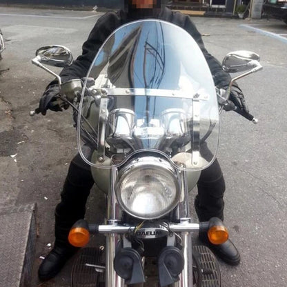 Clear Windshield For Honda Magna Shadow 600 750 1100 Spirit Sabre VT C2 19"x17"