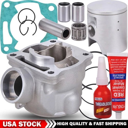 85cc Cylinder Piston Gasket Top End For Yamaha YZ85 YZ80 4ES-11631-01-A0 47.5mm