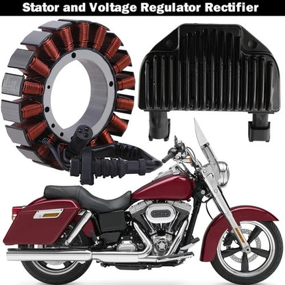 3-PHASE Stator & Regulator Rectifier for Harley Dyna 2008-2016 30017-08 74631-08