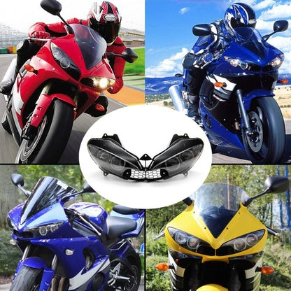 YZF R6S Headlight Lamp Assembly + Fairing Stay Bracket For Yamaha YZF-R6 03-2009