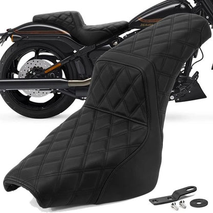 Driver Passenger Two Up Seat For Harley Softail FLDE FXBB FLSL FLHC FXST 2018-25