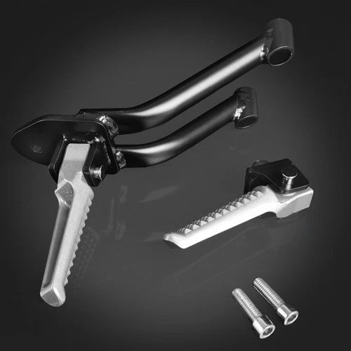 Black Passenger Footpegs Footrests Fits For Honda Rebel CMX300 CMX500 2017-2025