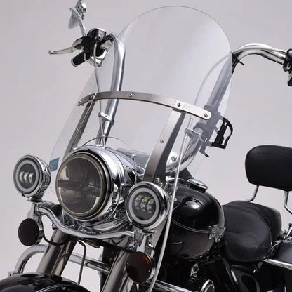 Detachable Windshield Windscreen For Harley Road King Classic 1994-Up w/ Bracket