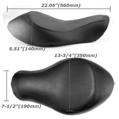 Black Driver Rider Solo Seat For Harley Sportster Iron XL 883 XL 1200 2004-2015