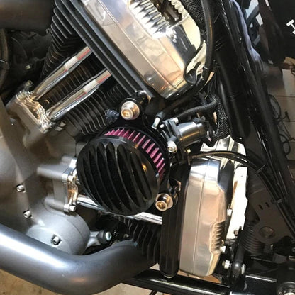 Air Cleaner Intake Filter System Kit For Harley Sportster Iron 883 1200 1988-UP