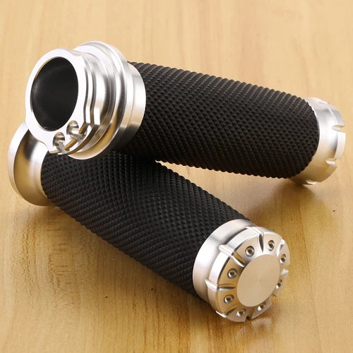1" Motorcycle Hand Grips For Harley Road King Glide Softail Sportster XL Yamaha