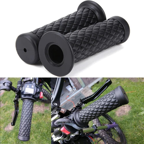 7/8"&1" Motorcycle Hand Grips Rubber Gel Handle Bar For Mini Bike Pit Bike Honda