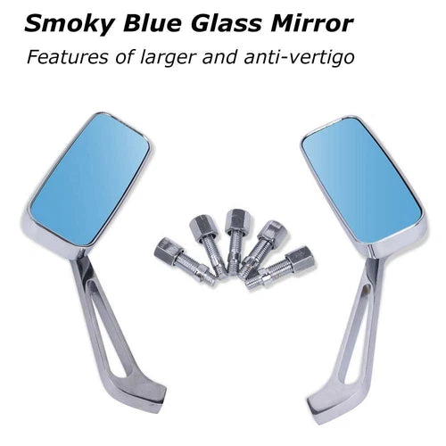 1 Pair Motorcycle Rearview Mirrors for Harley Touring Road King Electra Glide