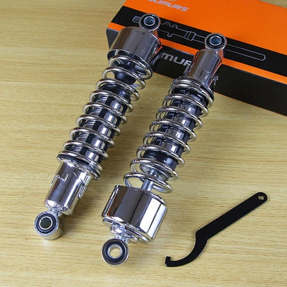 11.75" Chrome Rear Suspension Shock For Harley Sportster Iron 883 1200 XL XR FXR