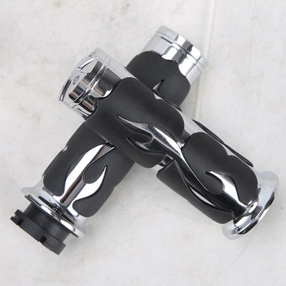 1" Motorcycle Handlebar Hand Grips For Honda Yamaha Harley Kawasaki Honda Suzuki