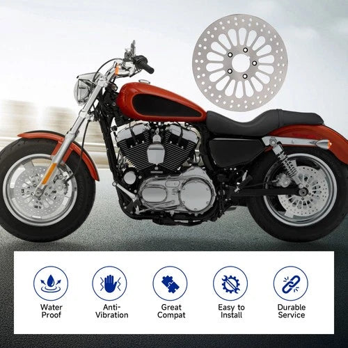 11.5'' For Harley Front & Rear Brake Rotor for Harley Road Glide Road King Dyna