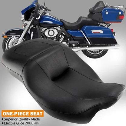 Driver Rider Passenger Seat Two Up For Harley Touring CVO Electra Glide 2008-UP