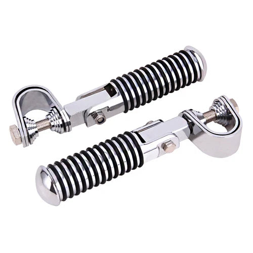 Motorcycle 1"~1-1/4" Highway Engine Guard Crash Bar Foot Pegs For Harley Touring