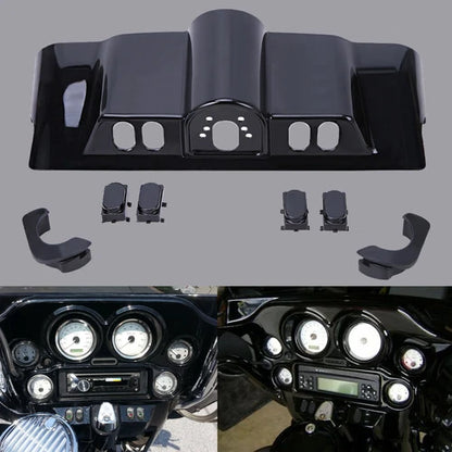 Black Inner Outer Fairing & Switch Cap Kit For Harley Electra Street Glide 96-13