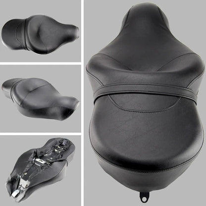 Driver Rider Passenger 2-up Seat For Harley Sportster 1200 883 48 72 Iron 2004+