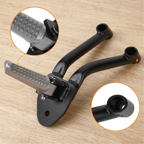 Black Passenger Footpegs Footrests Fits For Honda Rebel CMX300 CMX500 2017-2025