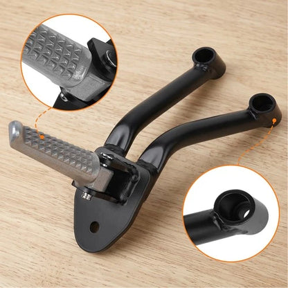 Black Passenger Footpegs Footrests Fits For Honda Rebel CMX300 CMX500 2017-2025