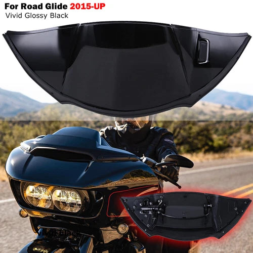 Top Air Duct Cover Fairing on/off switch for Harley Touring Road Glide 2015-2025