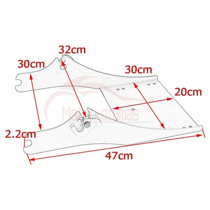 Tour Pak Pack Trunk Mounting Bracket Rack For Harley Touring Road Glide 1997-08