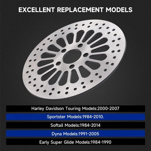 11.8" FRONT BRAKE ROTOR SET W/ BOLTS FOR HARLEY TOURING BAGGER MODELS 2008-2013