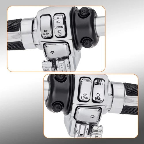 10pcs Hand Control Switch Cover Housing Button Cap Set FOR Harley Touring 96-13