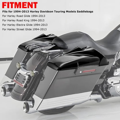 Vivid 8" Speaker Lids w/ Tweeter port ABS For Harley 1994-2013 Touring FLHT FLTR