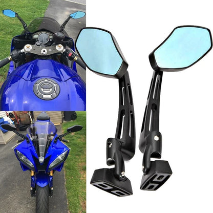 Motorcycle Rearview Side Mirrors Set For Suzuki GSXR 600 750 1000 Hayabusa1300