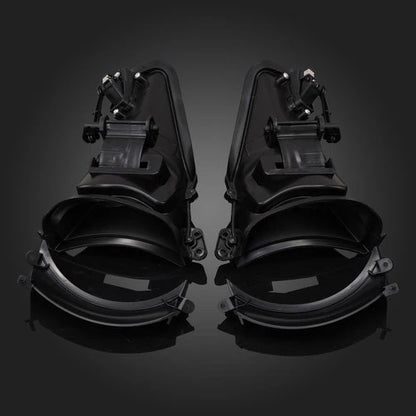Black Pair of Fairing Air Duct For Harley Touring CVO Road Glide FLTRX 2015-2025