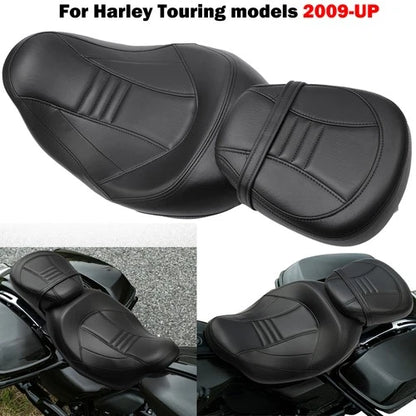Low-Profile Driver & Passenger Seat Fit For Harley Touring Road Glide 2009-2022
